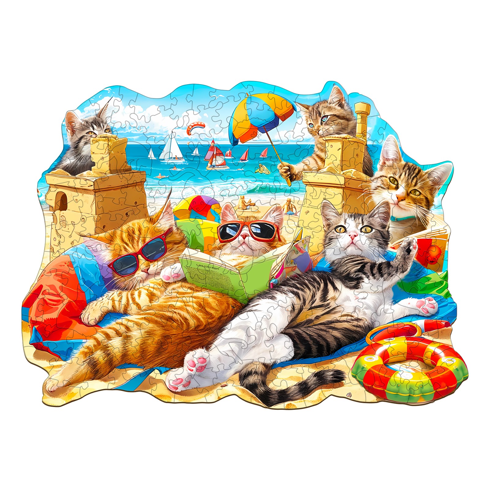 Read more about the article Wooden Jigsaw Puzzle – Beach Cat 66cfe5cf05a58