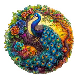 Read more about the article Wooden Jigsaw Puzzle-Charming Peacock 2 66d347e34c66c