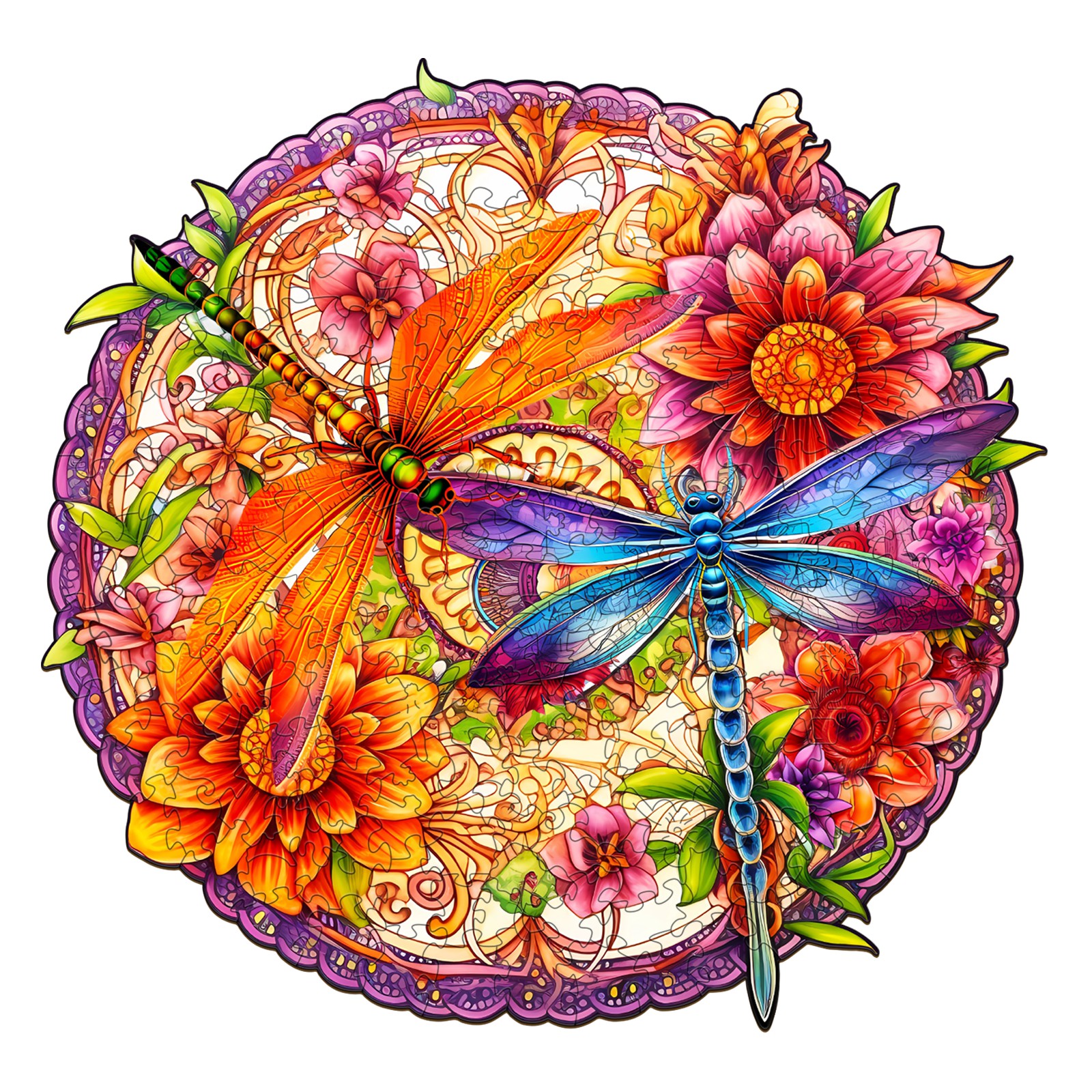 You are currently viewing Wooden Jigsaw Puzzle – Dragonflies and Flowers 66cf2c0a252db