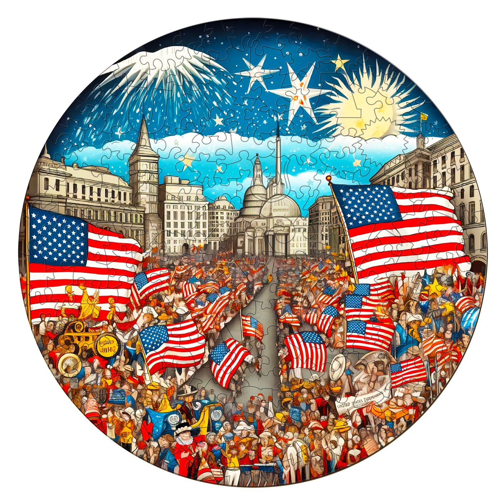 Read more about the article Wooden Jigsaw Puzzle-Independence Day Carnival 66d0a9c4d1590