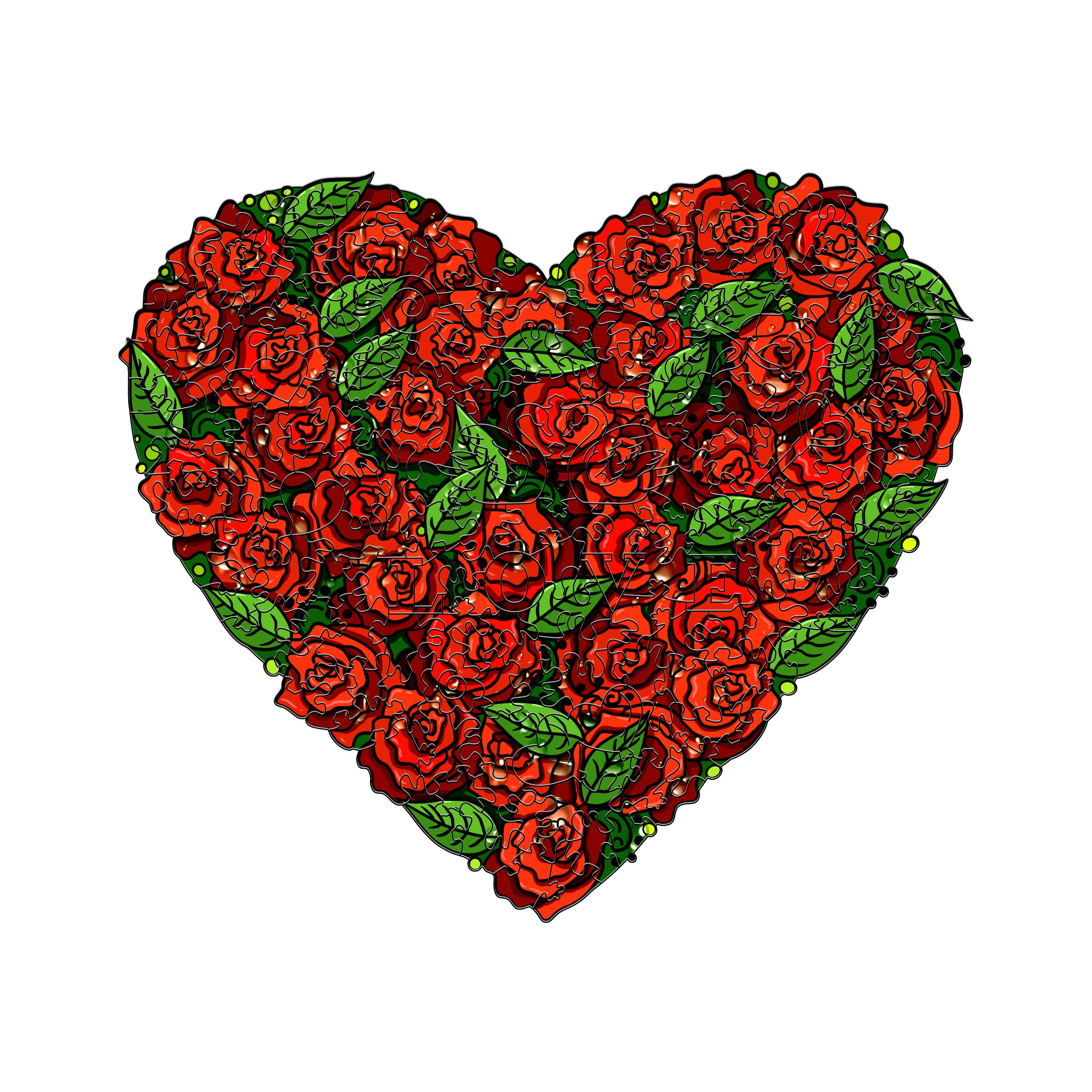 You are currently viewing Wooden Jigsaw Puzzle- LOVE ROSES 66d03883d385b