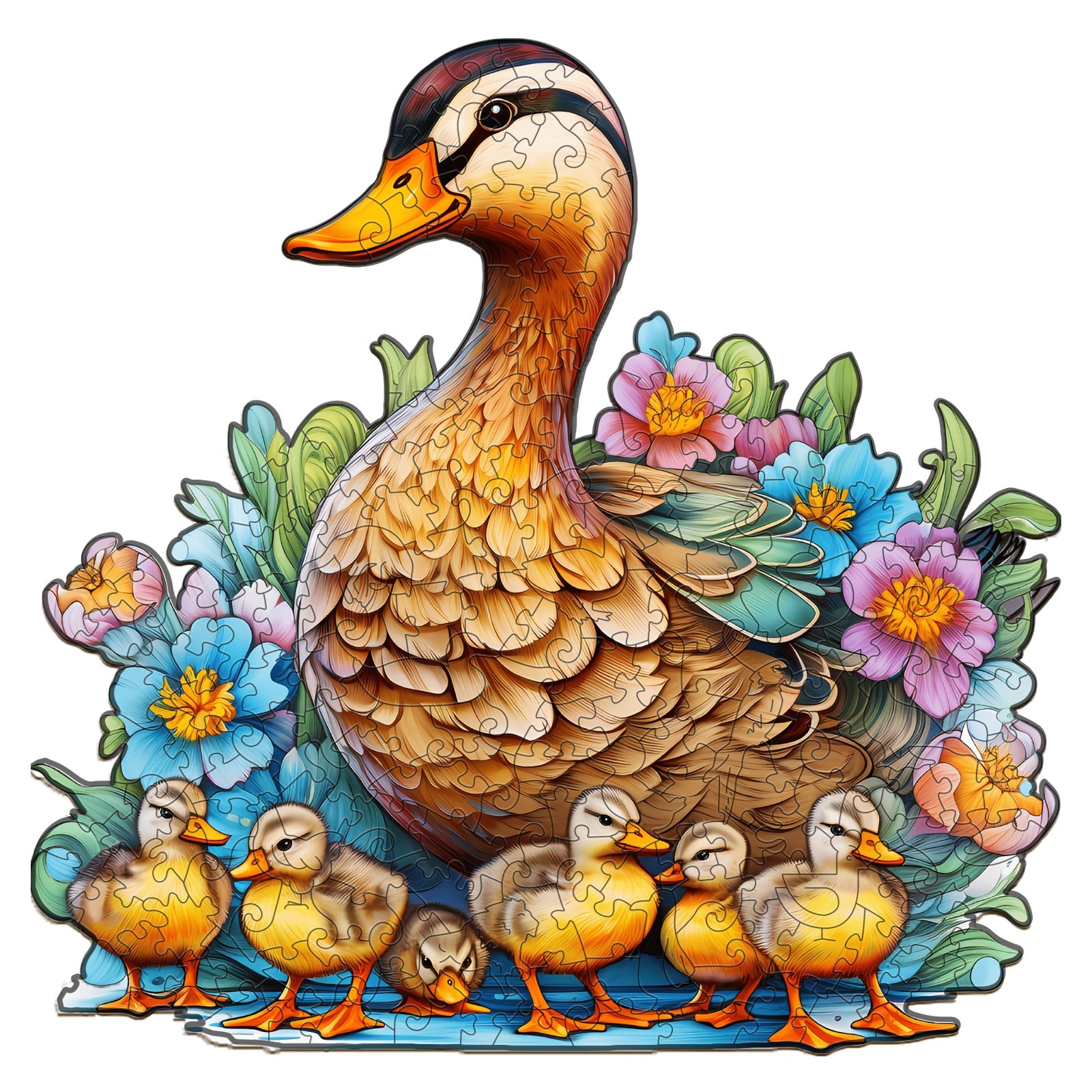 Read more about the article Wooden Jigsaw Puzzle-Mother Duck and Ducklings 66d2eb3a29a2c