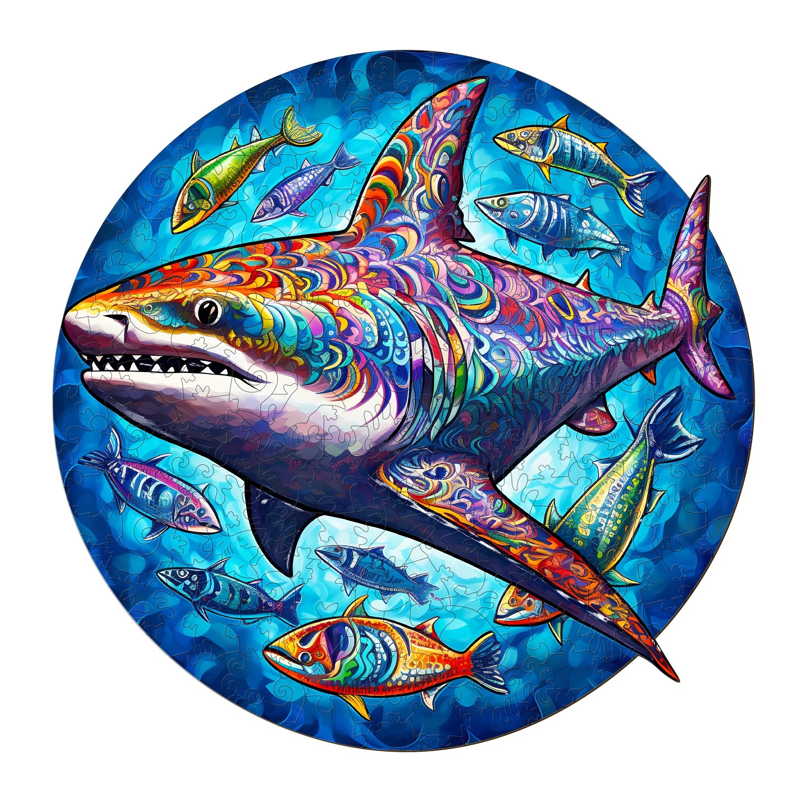 Read more about the article Wooden Jigsaw Puzzle-Undersea shark 66cf40ad6df80