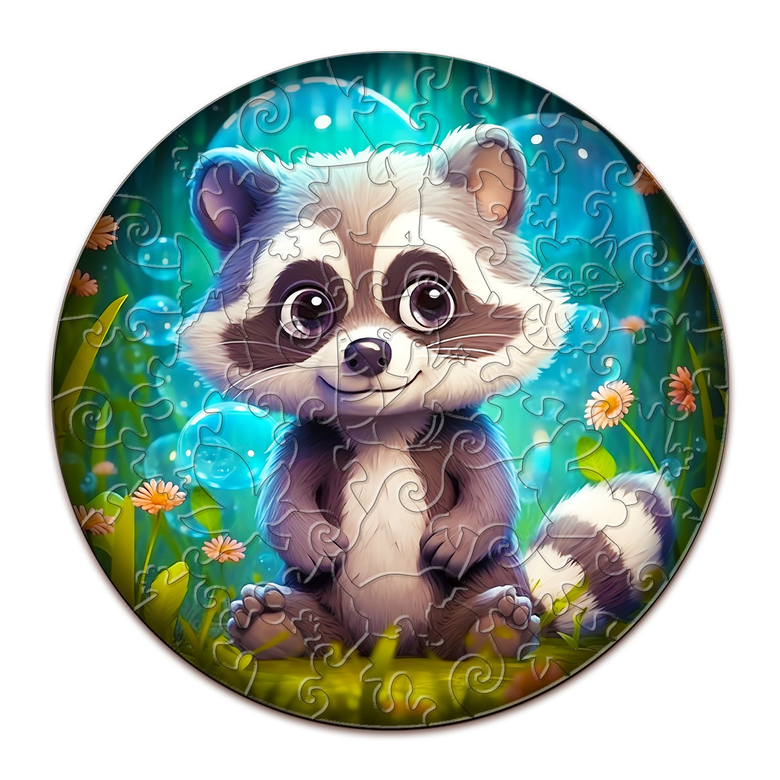 You are currently viewing Children Wooden Jigsaw Puzzle-Cute Raccoon 66e9937b55339