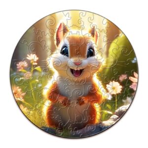 Read more about the article Children Wooden Jigsaw Puzzle-Cute Squirrel 66dfa0430c128