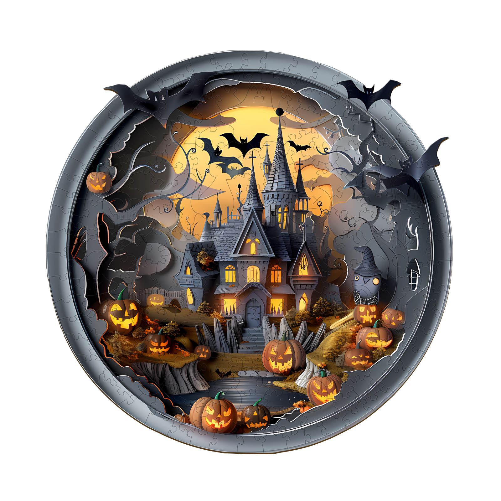 You are currently viewing Wooden Jigsaw Puzzle-3D Halloween Castle 3 66e9c6ee83d38