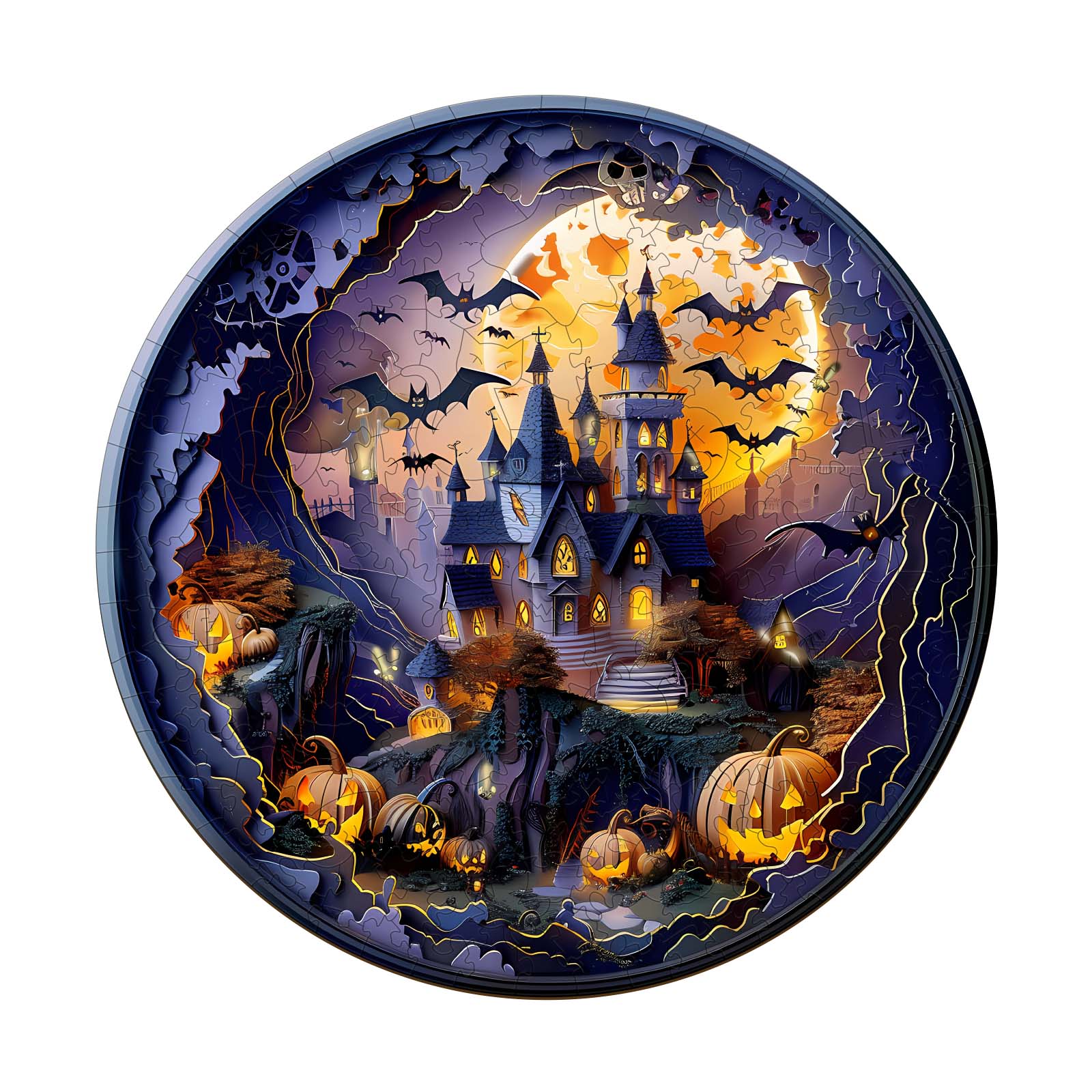 You are currently viewing Wooden Jigsaw Puzzle-3D Halloween Castle 2 66e8012b67a78