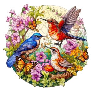 Read more about the article Wooden Jigsaw Puzzle-Birds and Butterflies 66e0b6fb12198