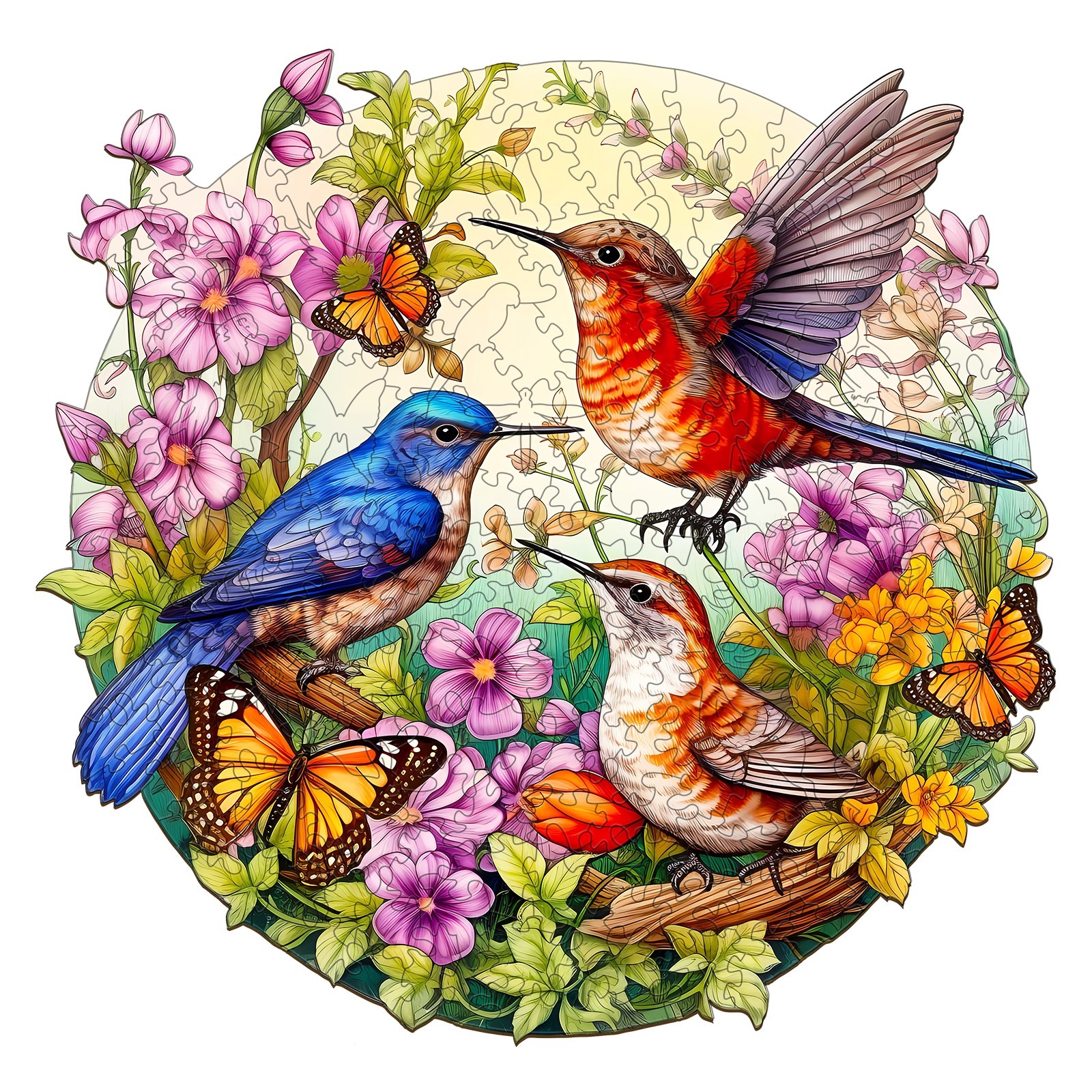 You are currently viewing Wooden Jigsaw Puzzle-Birds and Butterflies 66e0b6fb12198