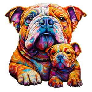 Read more about the article Wooden Jigsaw Puzzle-Bulldog family 66e8878c2906d