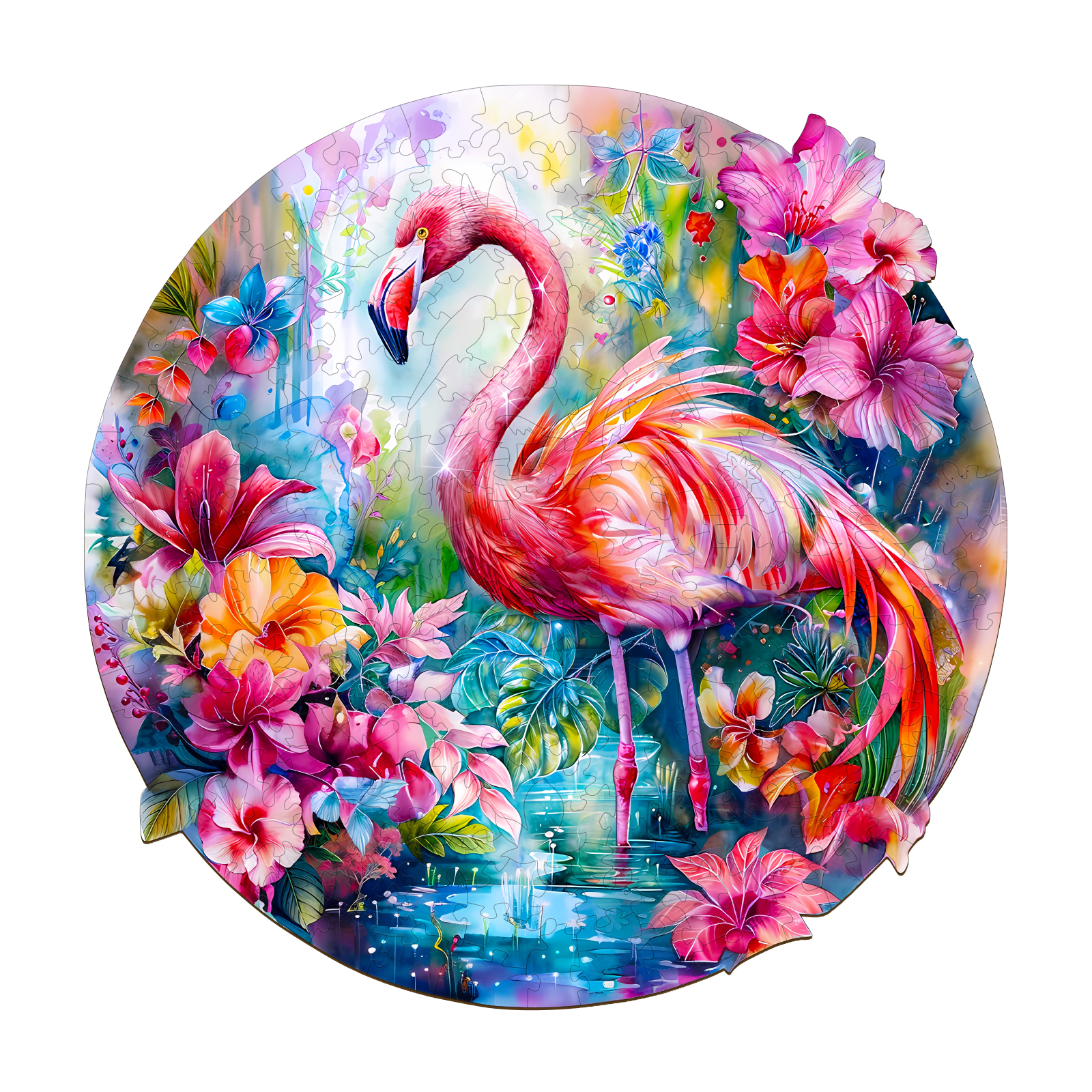 You are currently viewing Wooden Jigsaw Puzzle – Charming flamingo 66d84b55bf2b7