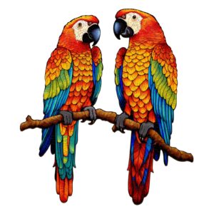 Read more about the article Wooden Jigsaw Puzzle- Chatting Parrots 66e0c11abddf9