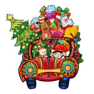 Read more about the article Wooden Jigsaw Puzzle-CHRISTMAS CAR 66e4c858934da