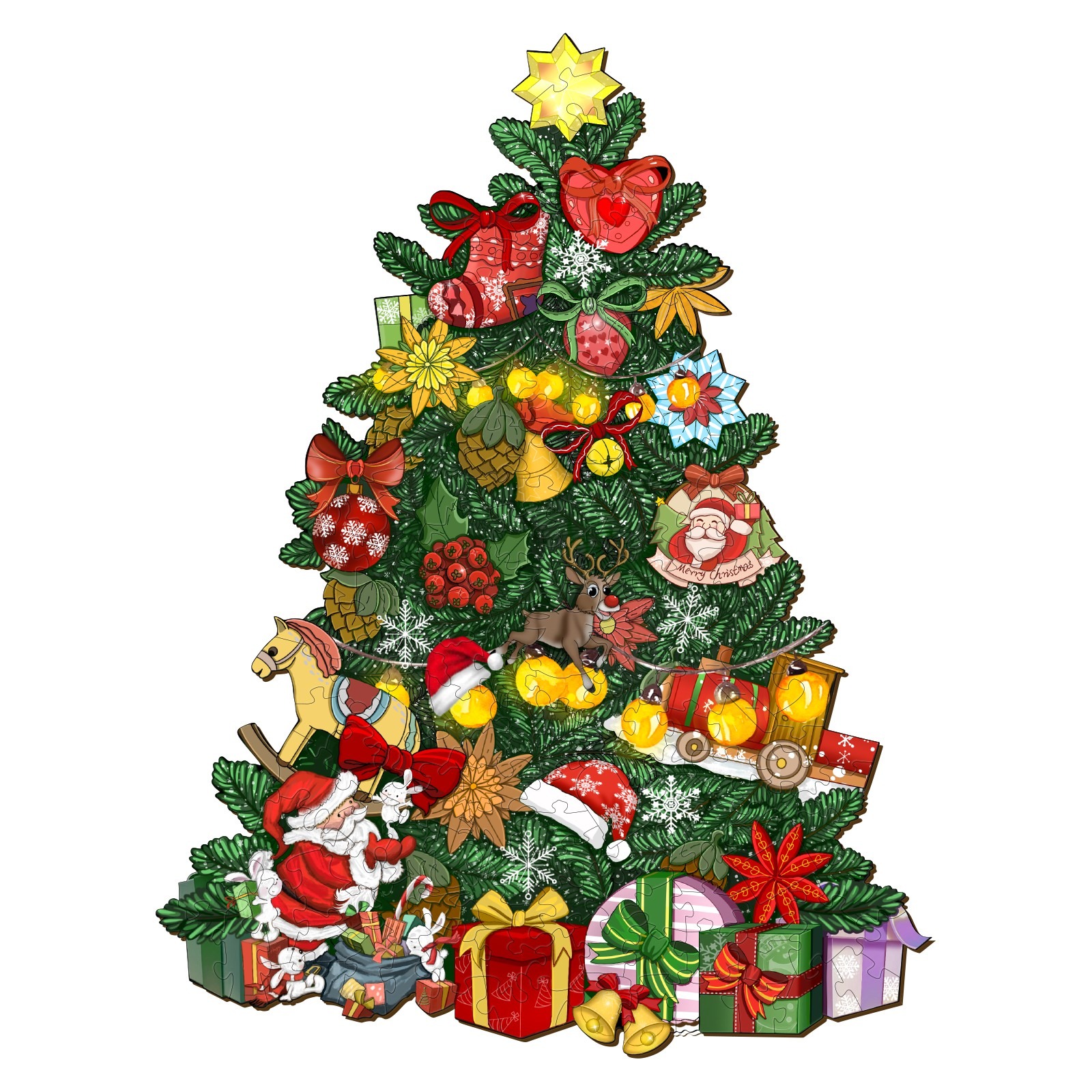 You are currently viewing Wooden Jigsaw Puzzle-CHRISTMAS TREE 66eaf1fc22288