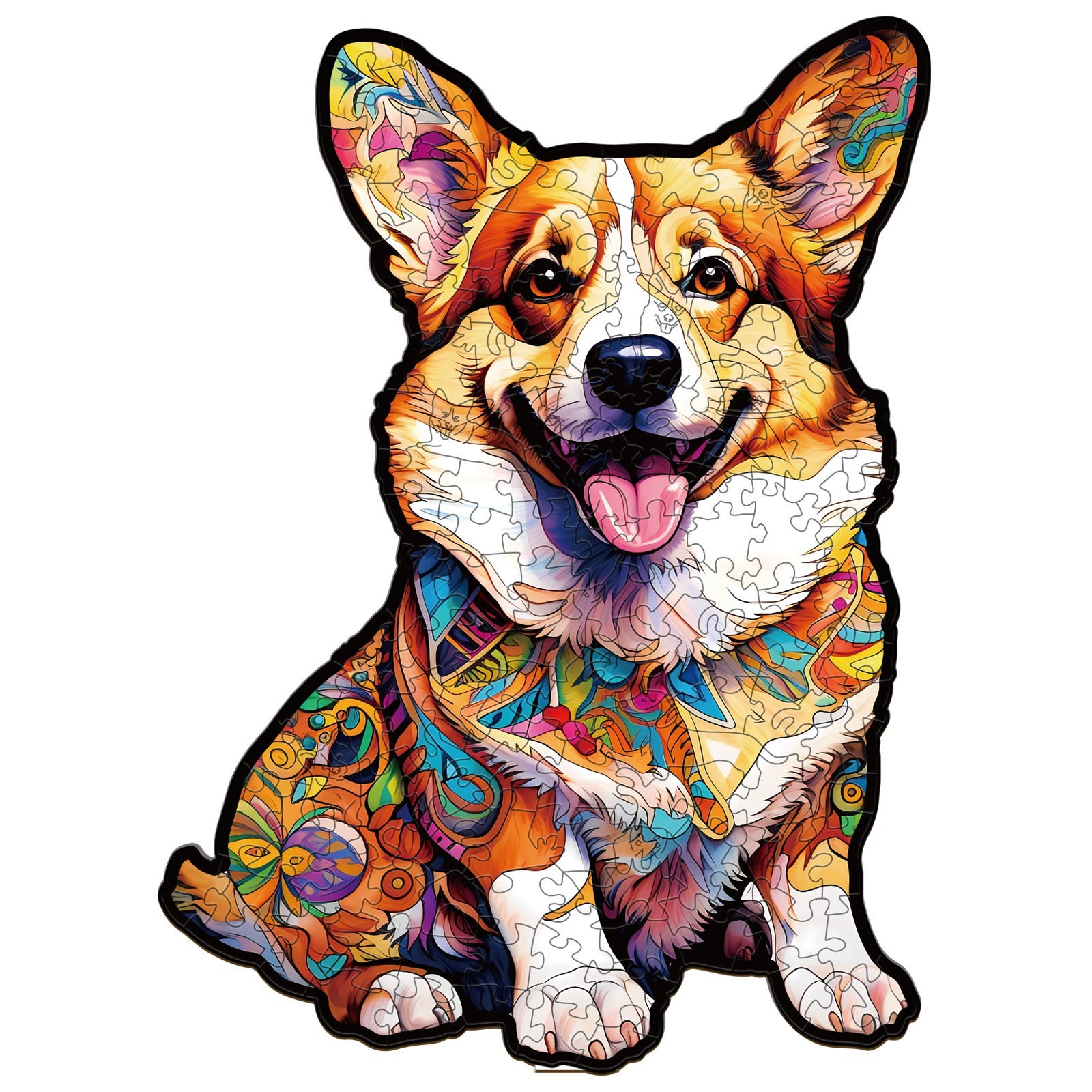 You are currently viewing Wooden Jigsaw Puzzle-CLEVER CORGI-2 66d82389be774