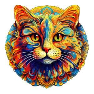 Read more about the article Wooden Jigsaw Puzzle – Colorful Cat 66e940f752667