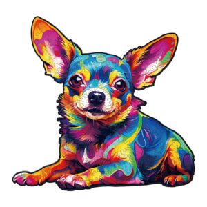 Read more about the article Wooden Jigsaw Puzzle-Colorful Chihuahua 66dff2ab48291