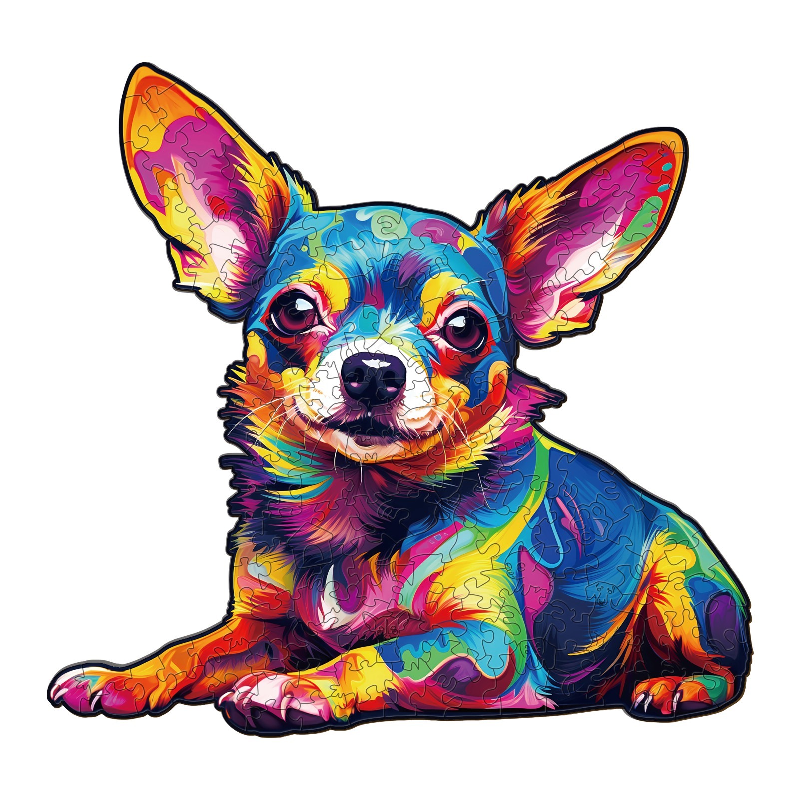 You are currently viewing Wooden Jigsaw Puzzle-Colorful Chihuahua 66dff2ab48291