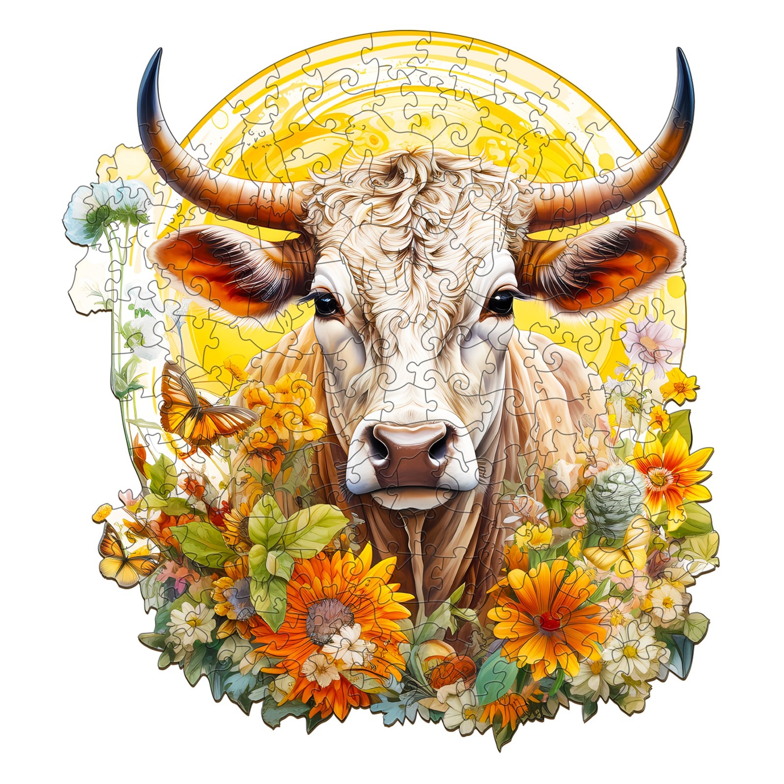 You are currently viewing Wooden Jigsaw Puzzle-Cow and Flower 66d89dee4033f