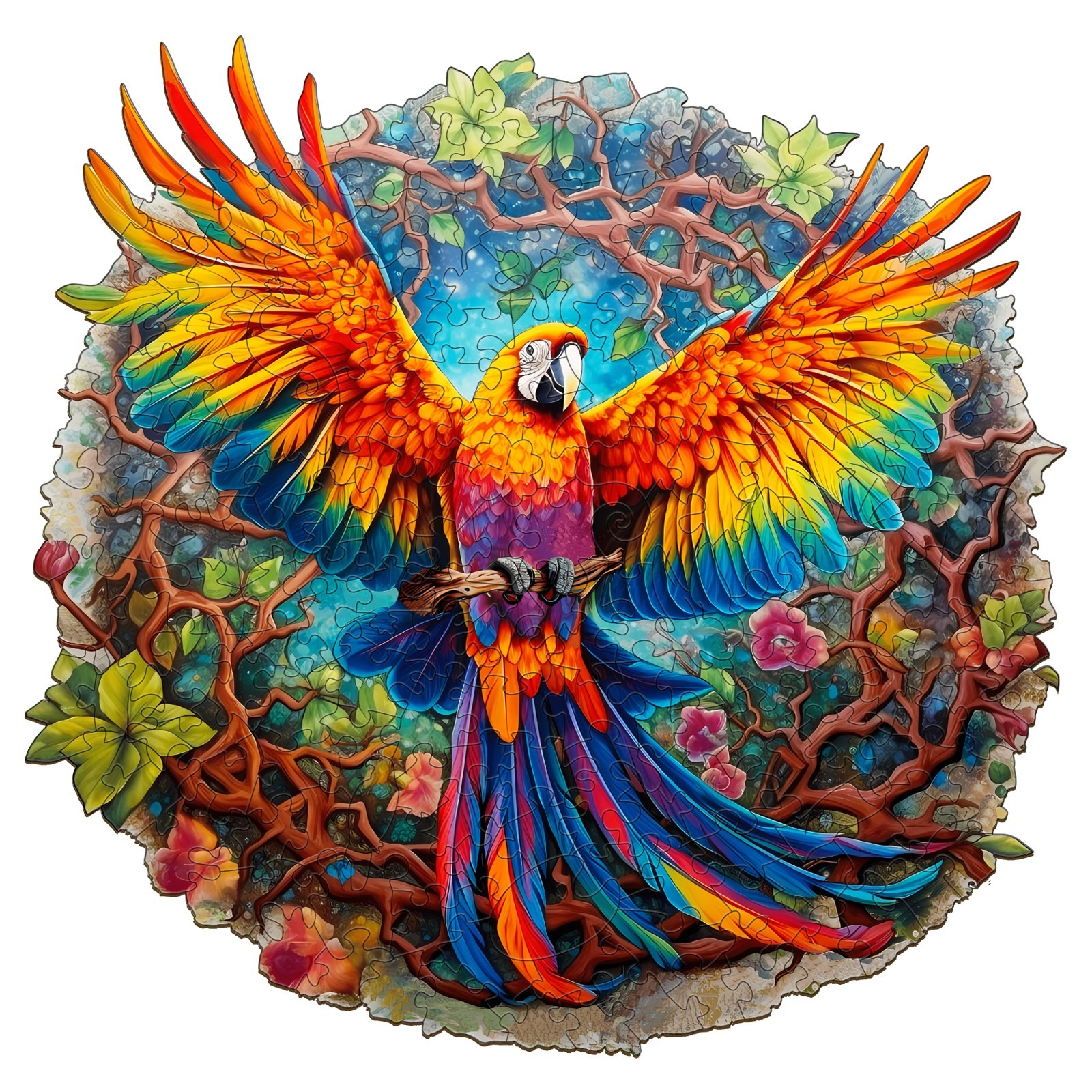 You are currently viewing Wooden Jigsaw Puzzle-Curious Parrot 66e10936940a3