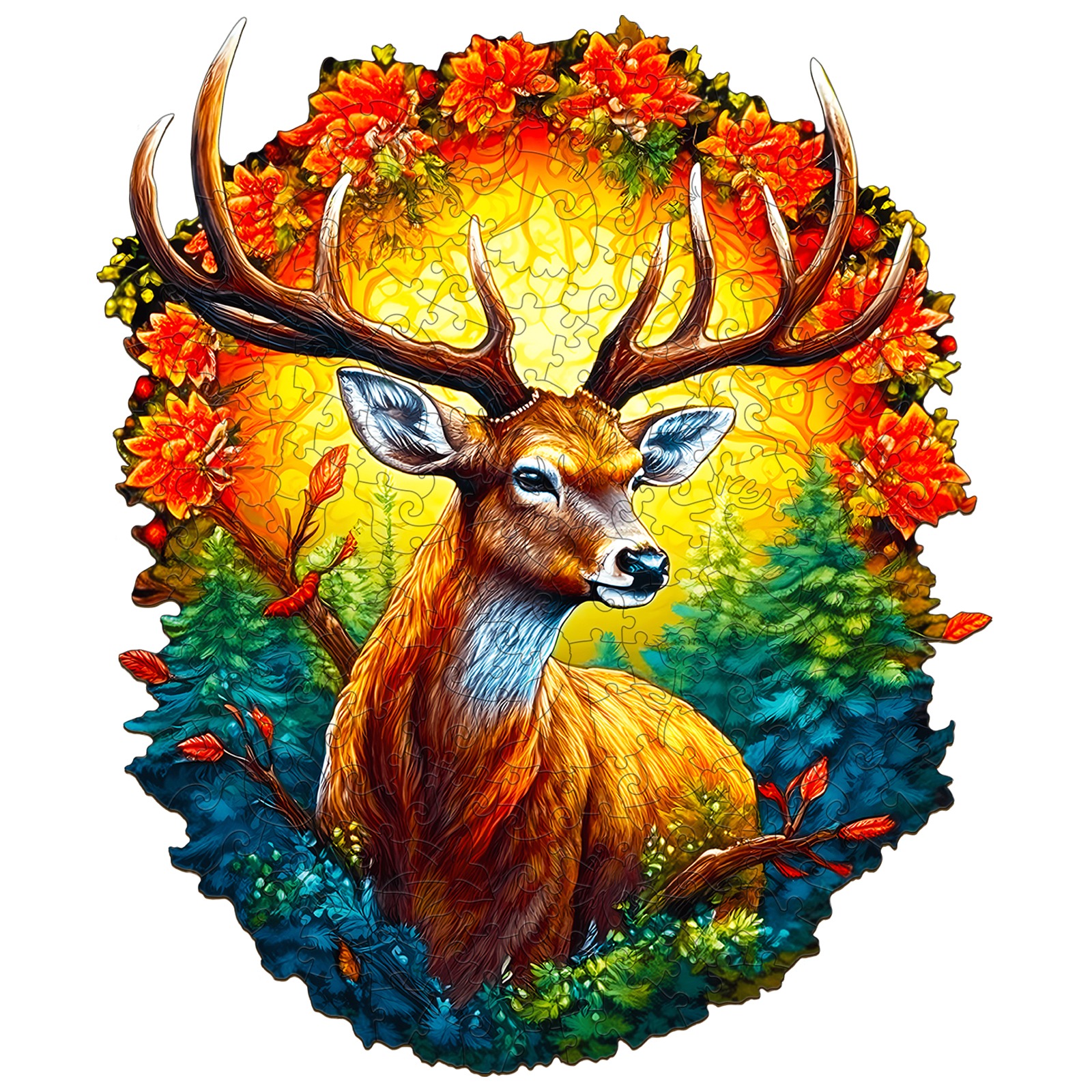 You are currently viewing Wooden Jigsaw Puzzle-Deer of Life-2 66d8c71c2025c