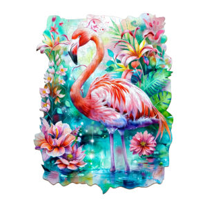 Read more about the article Wooden Jigsaw Puzzle – Elegant Flamingo 66e5062345031