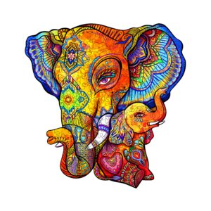 Read more about the article Wooden Jigsaw Puzzle-Elephant Puzzle Maternal Love 66e5f3447156d