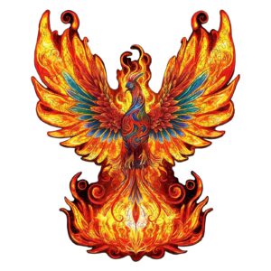 Read more about the article Wooden Jigsaw Puzzle-Flame-born Phoenix 66eb8cc37edab