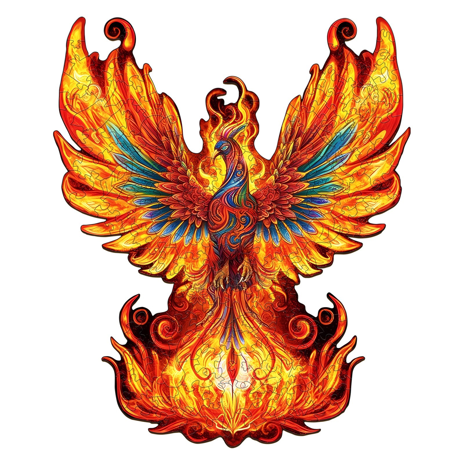 You are currently viewing Wooden Jigsaw Puzzle-Flame-born Phoenix 66eb8cc37edab