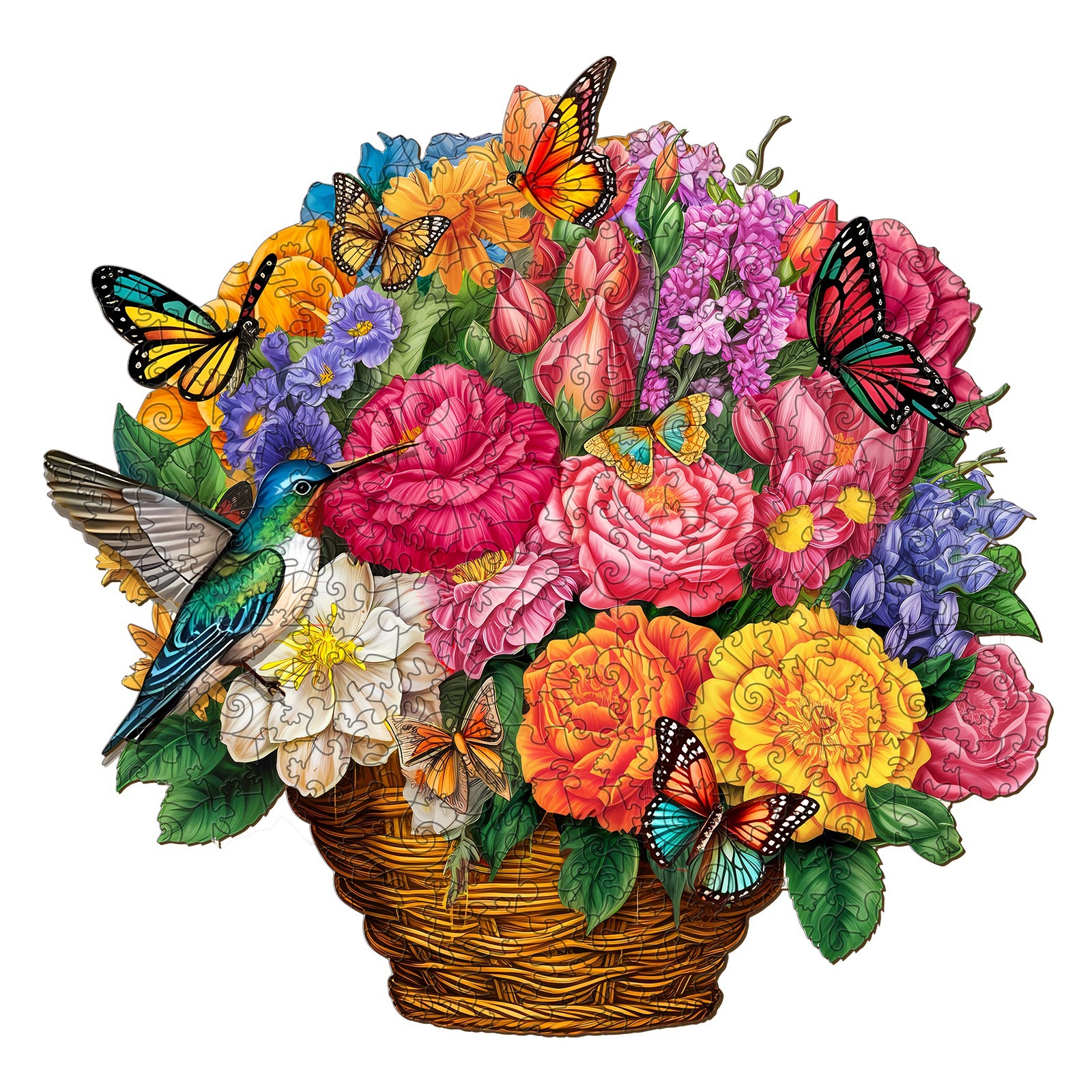 Read more about the article Wooden Jigsaw Puzzle-Flower Basket 66dc33cc52e4f