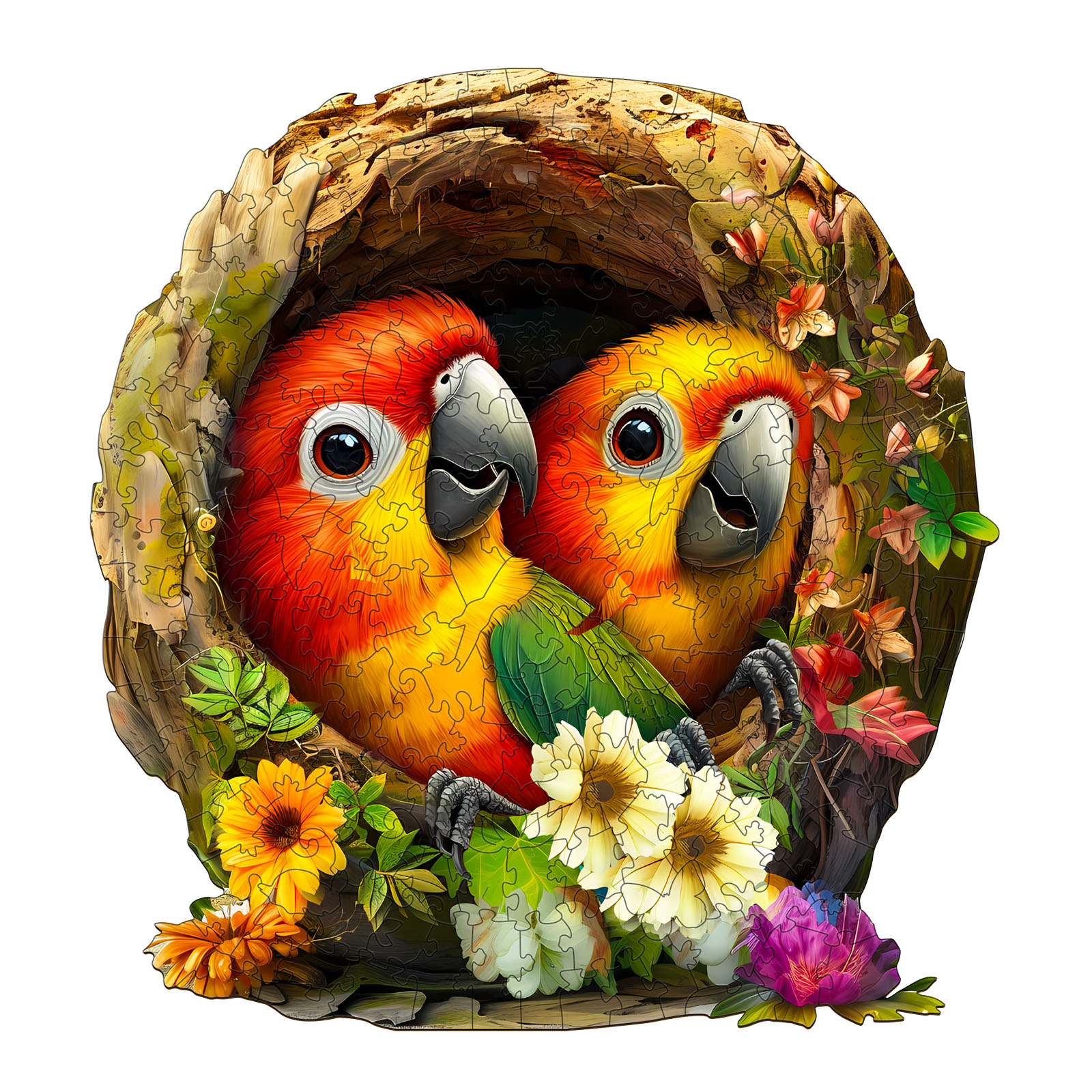 Read more about the article Naughty Parrot 2-Wooden Jigsaw Puzzle 66ef0dd890bf0