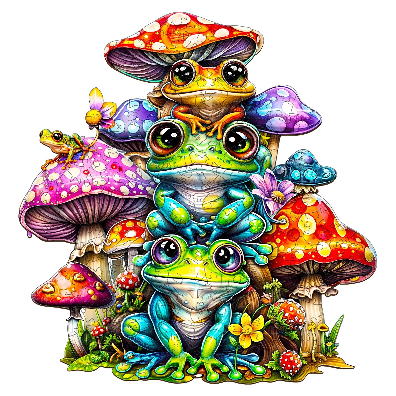 Read more about the article Wooden Jigsaw Puzzle-Frog Family 66ed90599f2d1