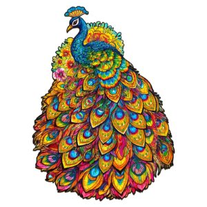 Read more about the article Wooden Jigsaw Puzzle-gorgeous peacock 66db1d3cbafde