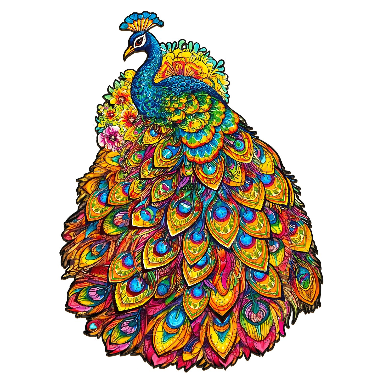 You are currently viewing Wooden Jigsaw Puzzle-gorgeous peacock 66db1d3cbafde