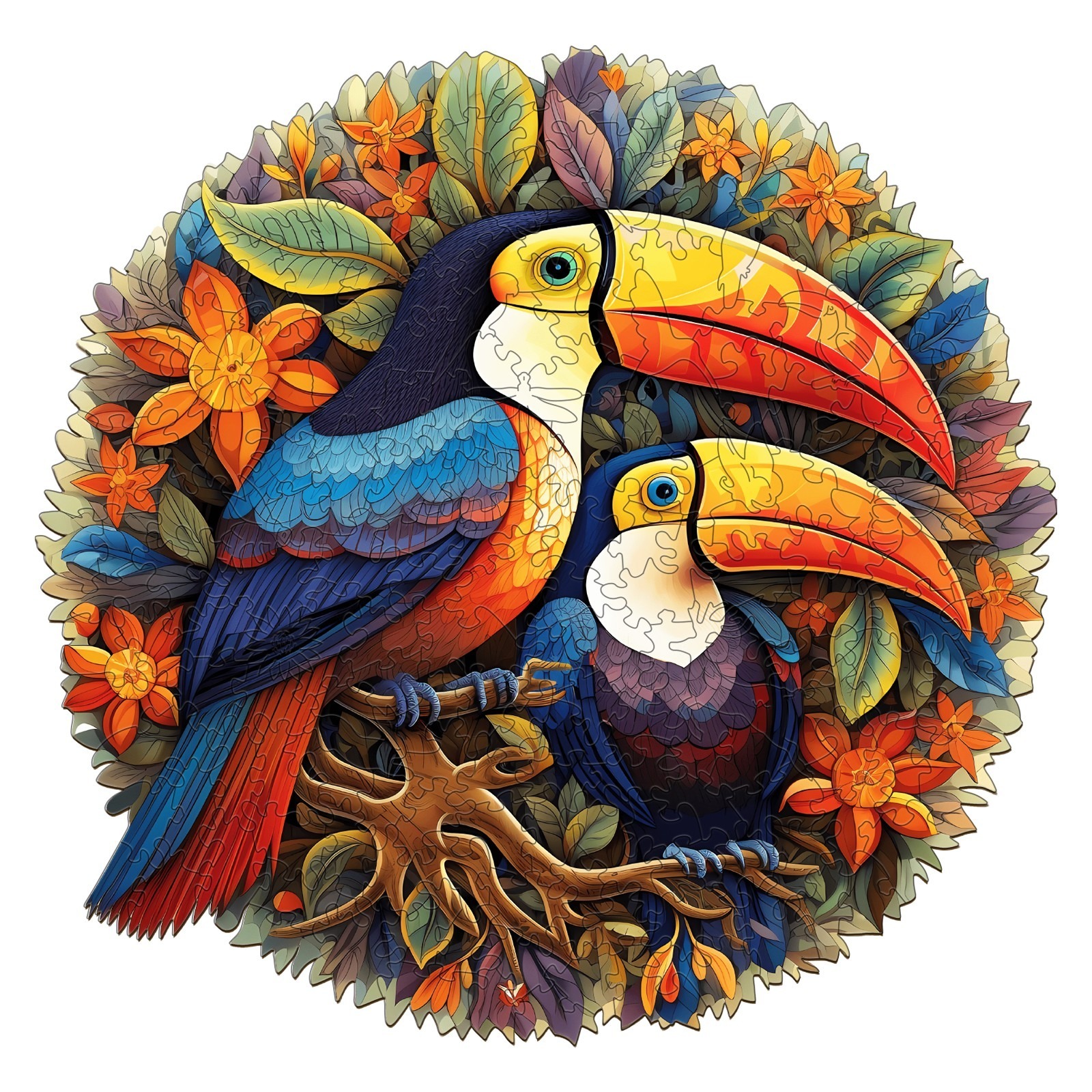 Read more about the article Wooden Jigsaw Puzzle-gorgeous toucans 66e9558008aed