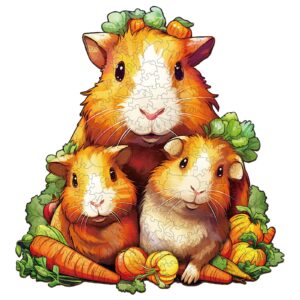 Read more about the article Wooden Jigsaw Puzzle-Guinea Pig Family 66e078c377f1c