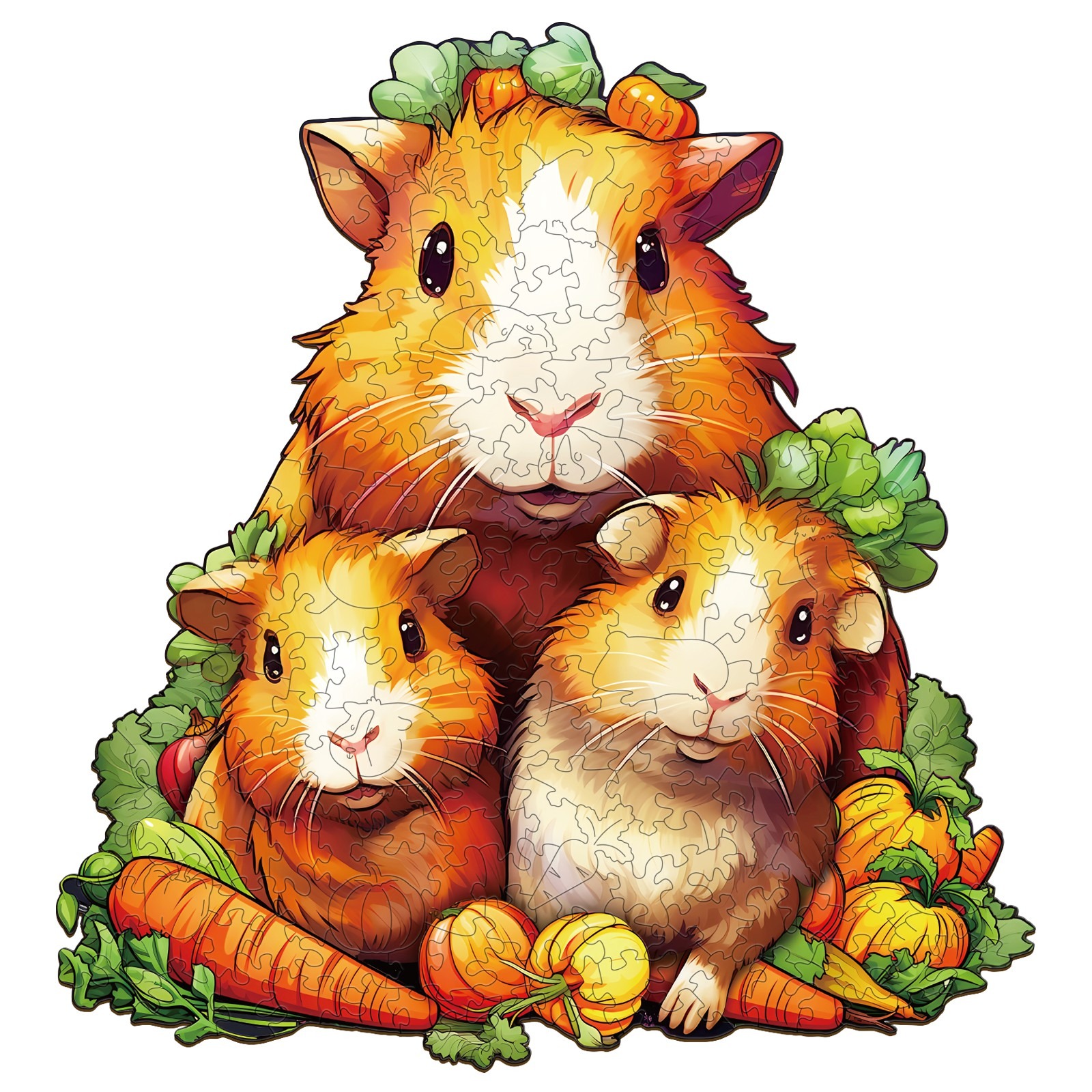 You are currently viewing Wooden Jigsaw Puzzle-Guinea Pig Family 66e078c377f1c