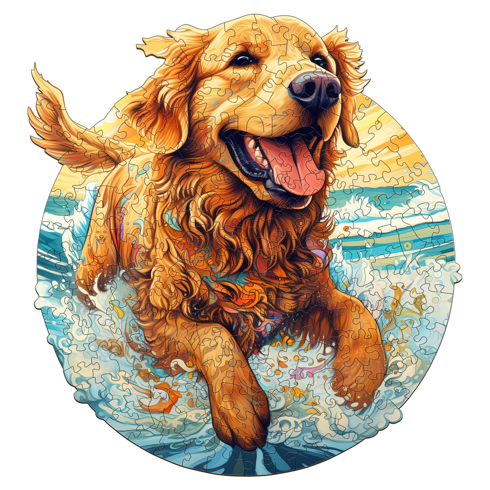 You are currently viewing Wooden Jigsaw Puzzle-Happy Golden Retriever 66e5fd8928ba1