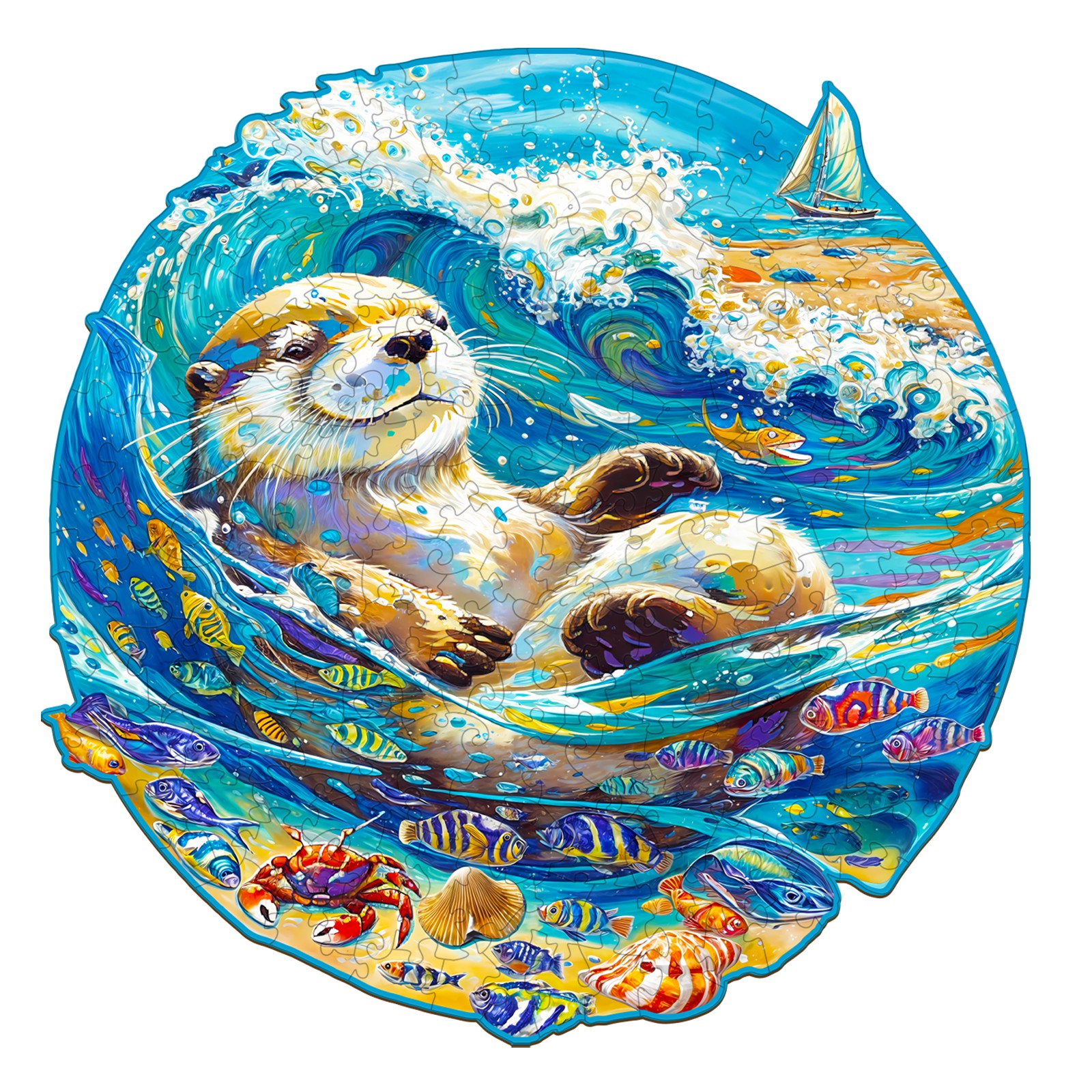 You are currently viewing Wooden Jigsaw Puzzle – Leisurely Otter 66ea574e07ad7