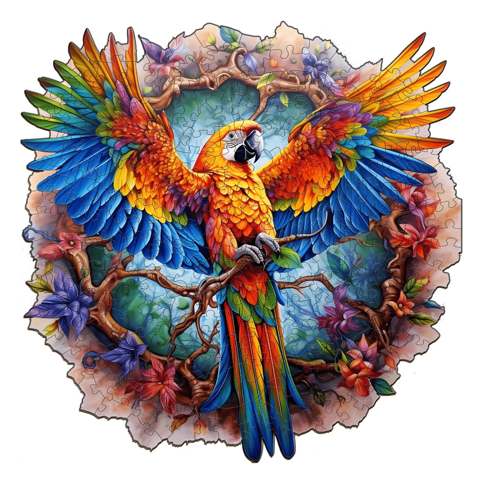 You are currently viewing Wooden Jigsaw Puzzle-Lively Parrot 66da4f0f883e9