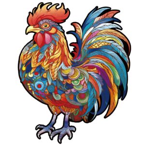 Read more about the article Wooden Jigsaw Puzzle-Majestic Cock 66ece0f8f27de