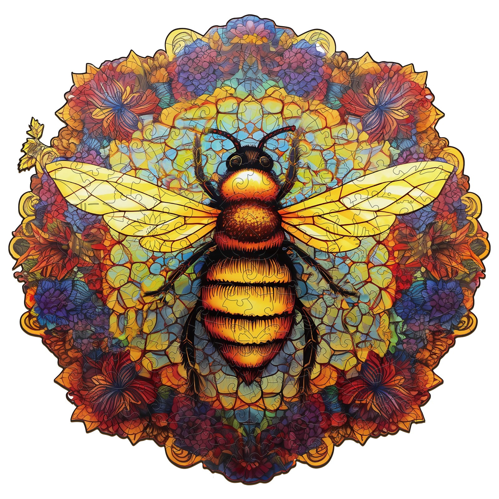 Read more about the article Wooden Jigsaw Puzzle-MANDALA BEE 66eabe70adf6d