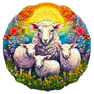 Read more about the article Wooden Jigsaw Puzzle-MANDALA SHEEP 66ec6563d9f74