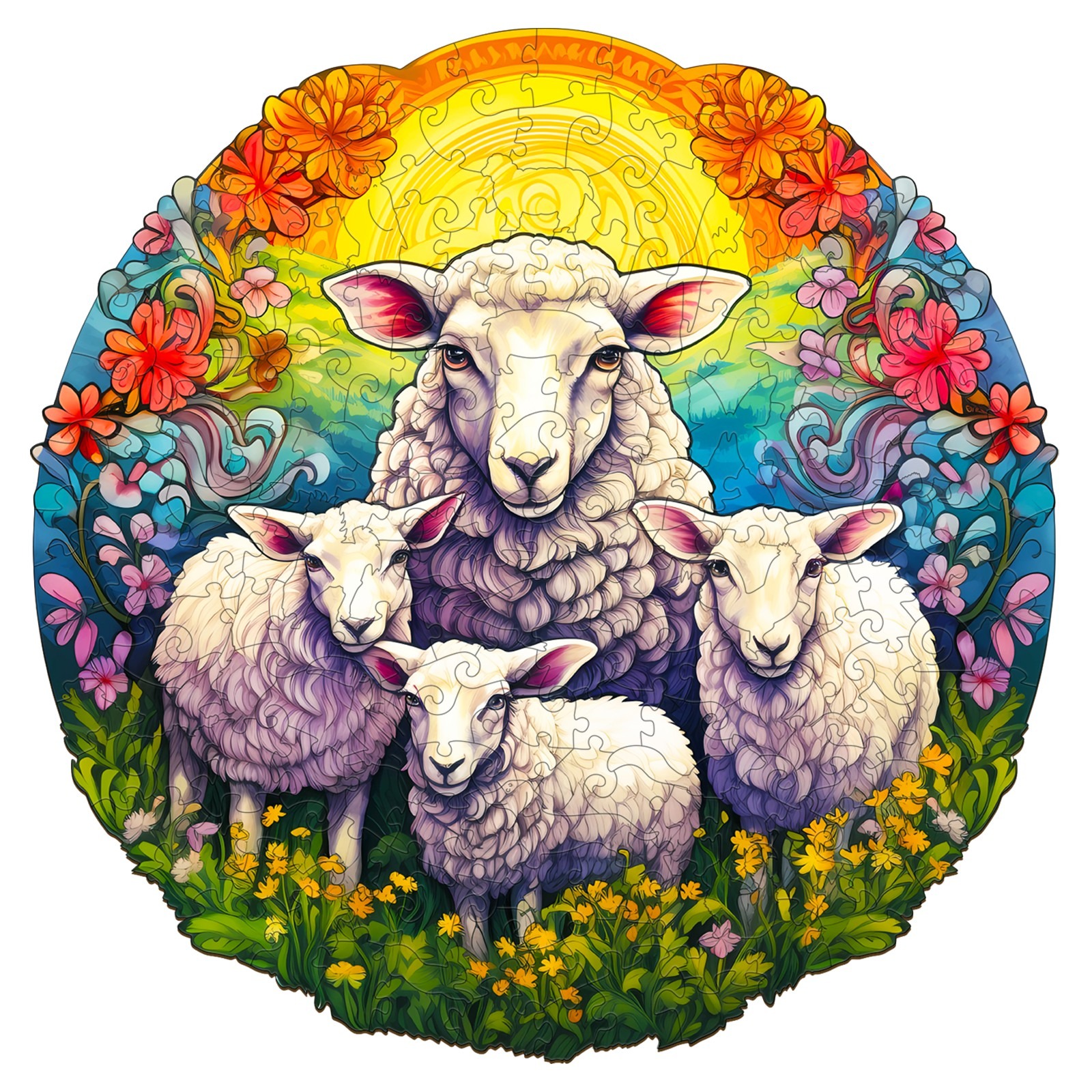 You are currently viewing Wooden Jigsaw Puzzle-MANDALA SHEEP 66ec6563d9f74