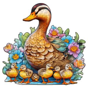 Read more about the article Wooden Jigsaw Puzzle-Mother Duck and Ducklings 66ed3de07cc6c