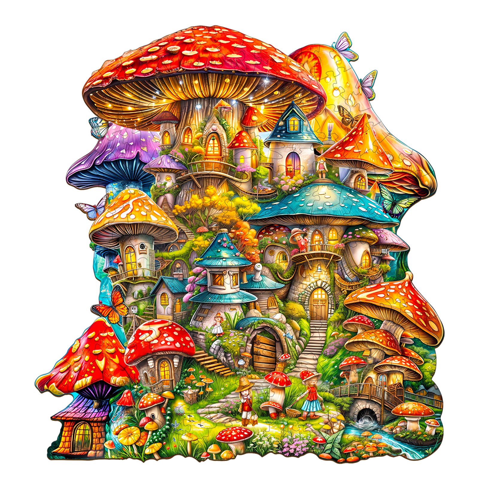 Read more about the article Wooden Jigsaw Puzzle – Mushroom House 66e4bde597f20