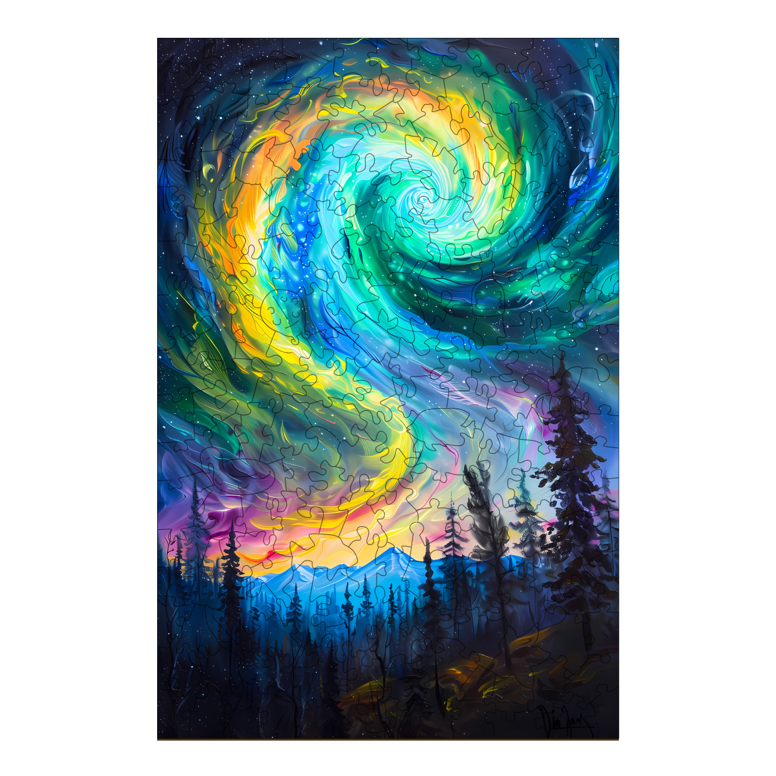 You are currently viewing Wooden Jigsaw Puzzle-Night Aurora 66e770e246a59