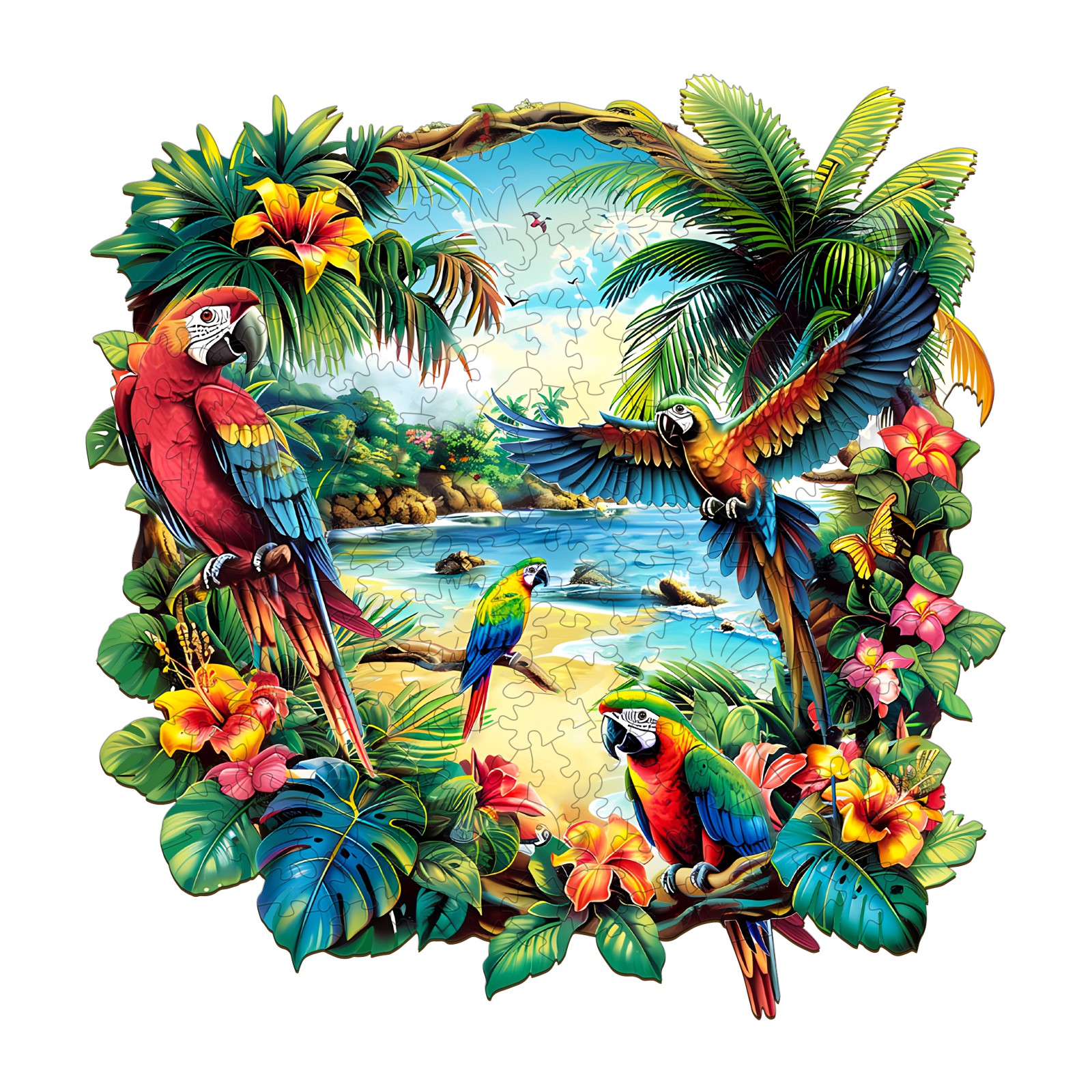 You are currently viewing Wooden Jigsaw Puzzle-Tropical Parrot 66eb3a4312fc6