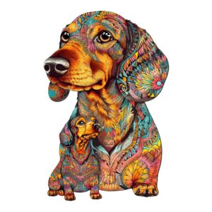 Read more about the article Wooden Jigsaw Puzzle-Parent-Child Dachshund 66d87eda256e0