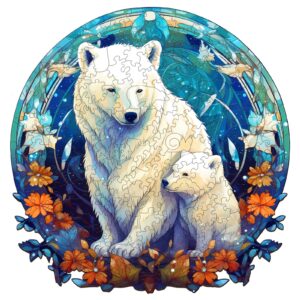 Read more about the article Wooden Jigsaw Puzzle-Polor bear family 3 66ead33810146